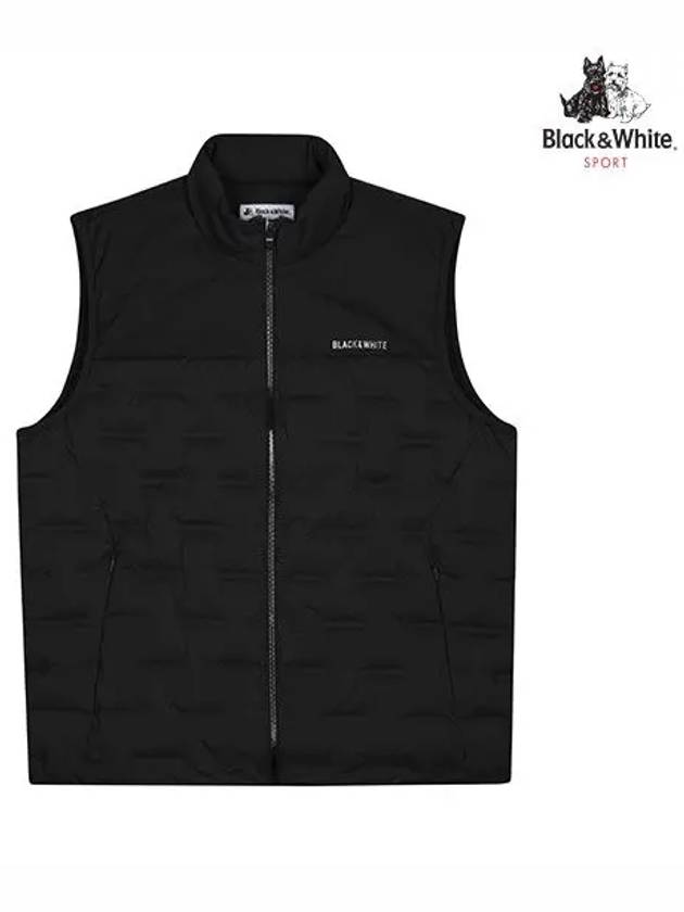 Men s Tube Down Mix Woven Vest 1004GXVP BLACK - BLACK&WHITE - BALAAN 1