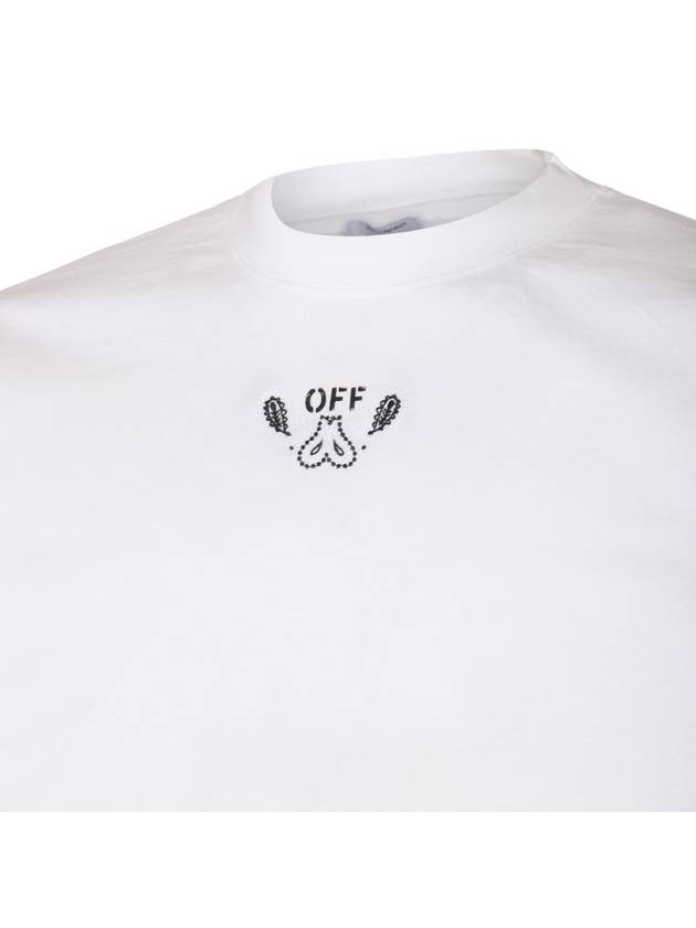 Bandana Arrow Short Sleeve T-Shirt White - OFF WHITE - BALAAN 4