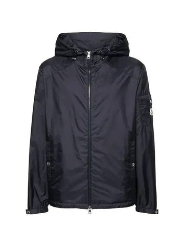 Etiache Rain Hooded Zip Up Blue - MONCLER - BALAAN 1