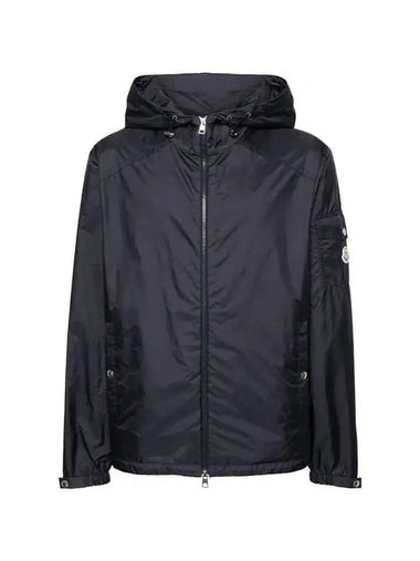 Etiache Rain Hooded Zip Up Blue - MONCLER - BALAAN 1