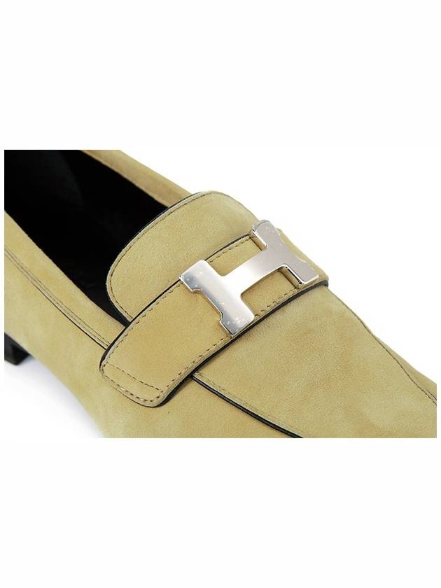 Beige Clean Noir Paris Loafers - HERMES - BALAAN 6