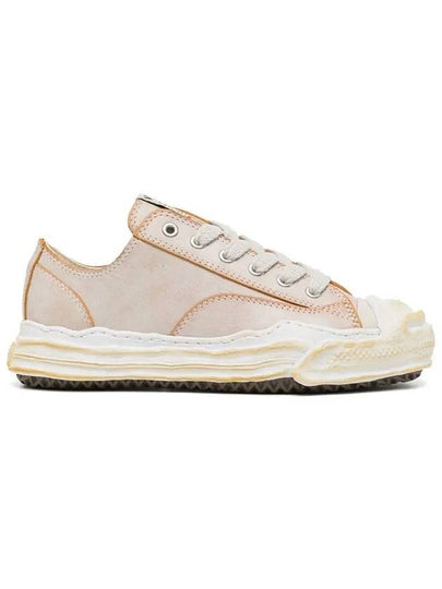 Hank OG Sole VE Leather Low Top Sneakers White - MIHARA YASUHIRO - BALAAN 2