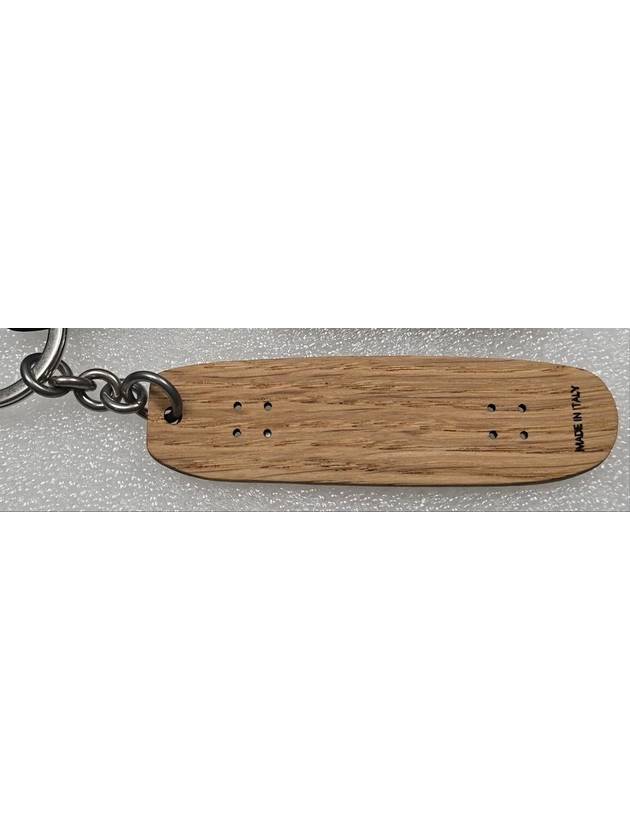 Wood skateboard logo keyring - SAINT LAURENT - BALAAN 6