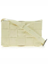 Intrecciato Triangle Buckle Cassette Cross Bag Yellow - BOTTEGA VENETA - BALAAN 2