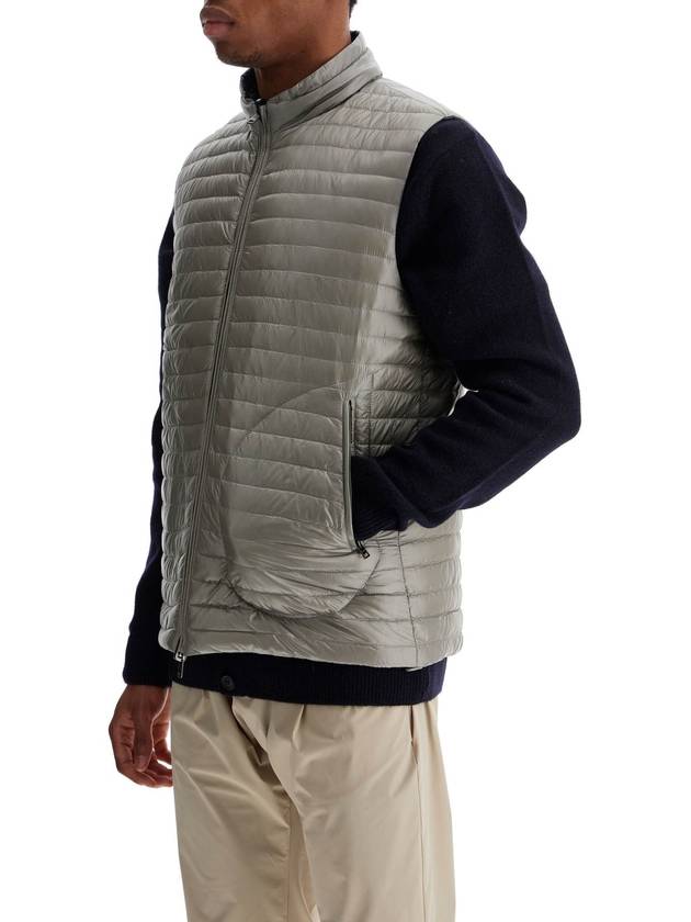 reversible black polyamide gilet - HERNO - BALAAN 4