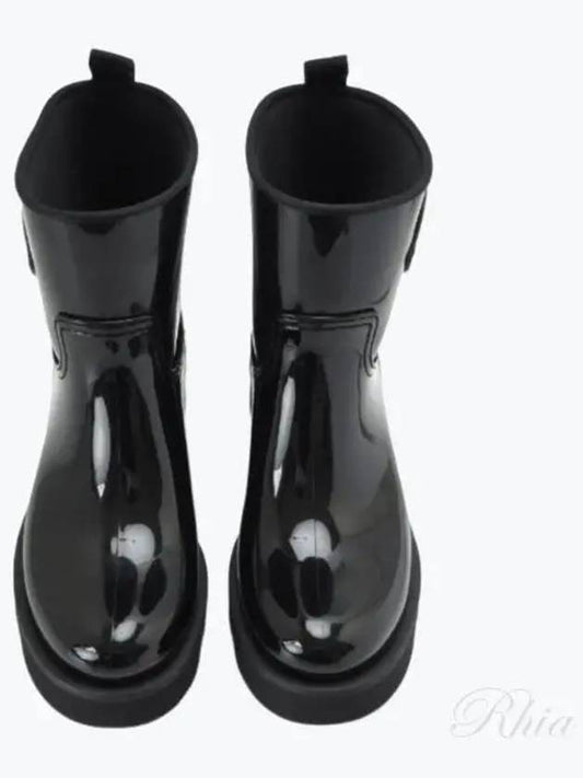4G00070 M1686 999 Jeannette Logo Patch Rain Boots - MONCLER - BALAAN 1