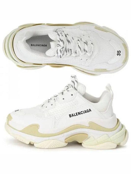 Triple S Low-Top Sneakers White - BALENCIAGA - BALAAN 2