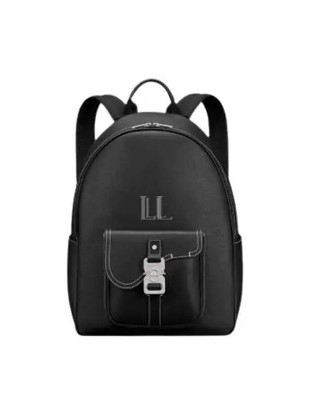 Saddle Zipper Backpack Black - DIOR - BALAAN 2