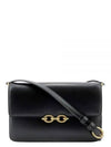 Le Maillon Smooth Leather Satchel Shoulder Bag Black - SAINT LAURENT - BALAAN 2