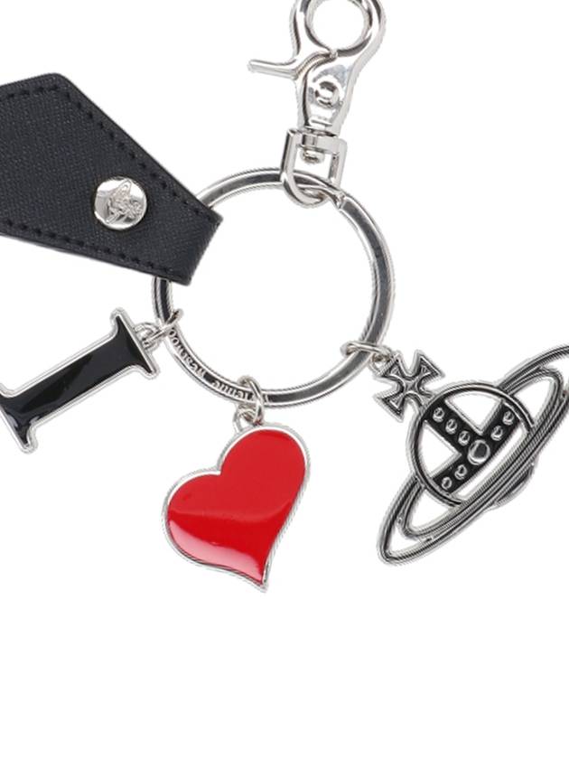 I Love ORB Keyring Silver - VIVIENNE WESTWOOD - BALAAN 4