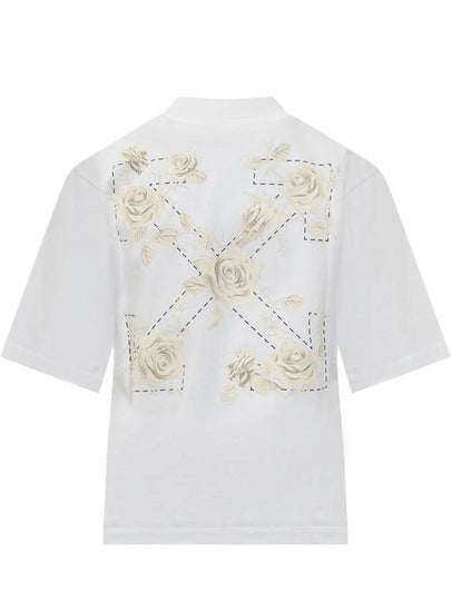 Off-White Roses Arrows Boxy T-Shirt - OFF WHITE - BALAAN 2