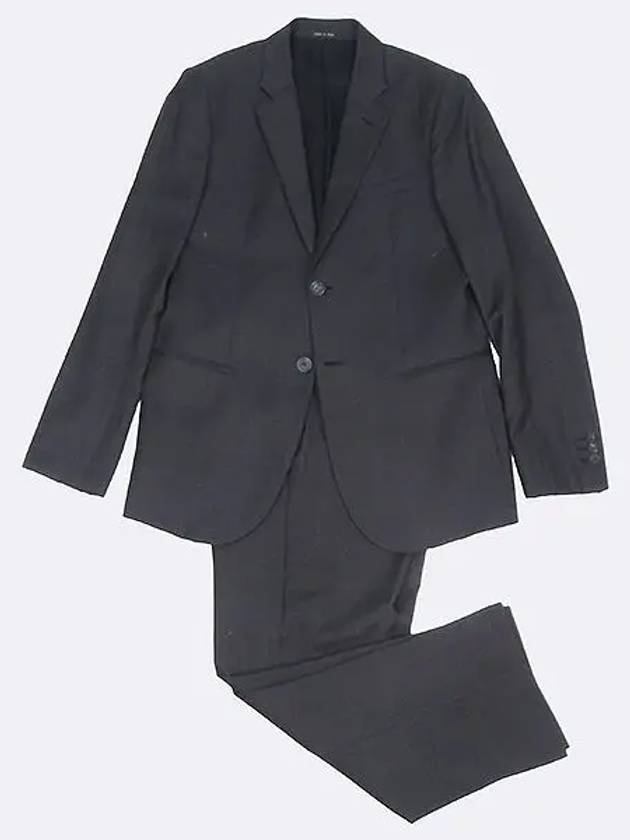 Armani Gray Color Check Pattern 100 Virgin Wool Men s Suit SET 50 - GIORGIO ARMANI - BALAAN 1