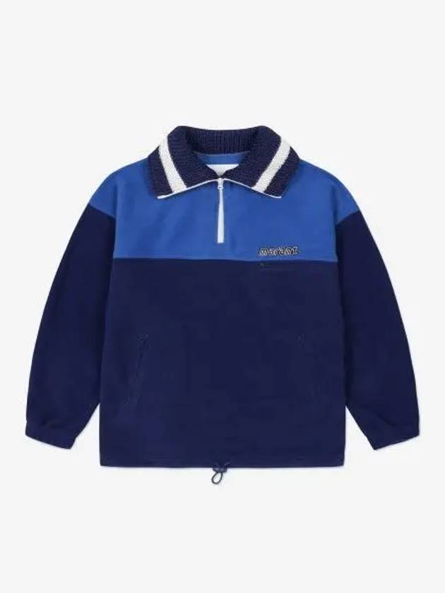 Mamet half zip up fleece sweatshirt indigo MA0011FAA1C19E30INSS23 - ISABEL MARANT - BALAAN 1