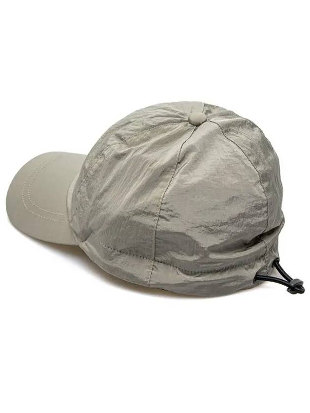 Nylon Logo Ball Cap Grey - STONE ISLAND - BALAAN 4