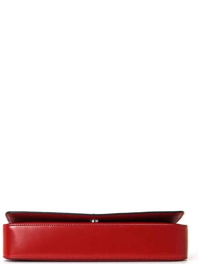 Brushed Leather Femme Bag Scarlet - PRADA - BALAAN 5