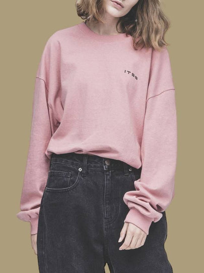 Vintage Overfit Long Sleeve T-Shirt Pink - IL TEMPO SELECT SHOP - BALAAN 2