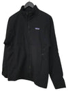 Nano Air Logo Patch Zip-up Jacket Black - PATAGONIA - BALAAN 4
