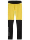 Women's Odyssey Windblock Tights Pants Yellow Black - J.LINDEBERG - BALAAN 2