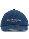 CD Couture Base Ball Cap Blue - DIOR - BALAAN 1