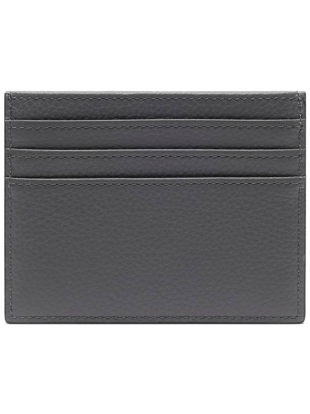 Classic Grain Leather Zipped Card Holder Charcoal - MULBERRY - BALAAN 5