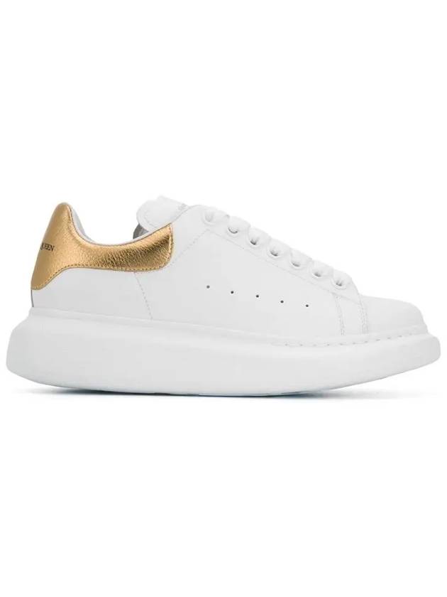 Oversized Low Top Sneakers White Gold - ALEXANDER MCQUEEN - BALAAN 3