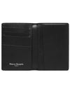 Stitched Bi-Fold Leather Card Wallet Black - MAISON MARGIELA - BALAAN 4