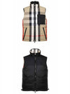 Reversible Check Nylon Padding Vest Archive Beige - BURBERRY - BALAAN 5