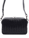 Intrecciato Camera Small Cross Bag Black - BOTTEGA VENETA - BALAAN 3