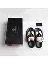 Medusa Greca Flip Flops Black - VERSACE - BALAAN.