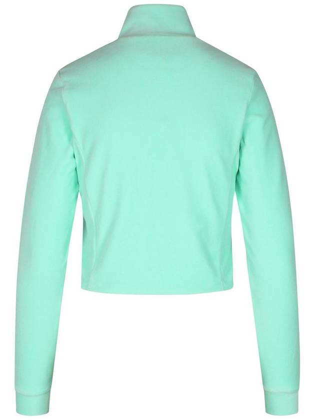 Casablanca 'Track Laurel' Light Green Cotton Blend Sweatshirt - CASABLANCA - BALAAN 3