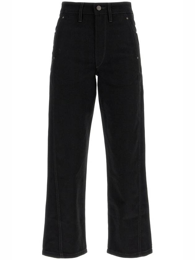 Mid-Rise Twisted Jeans Black - LEMAIRE - BALAAN 2