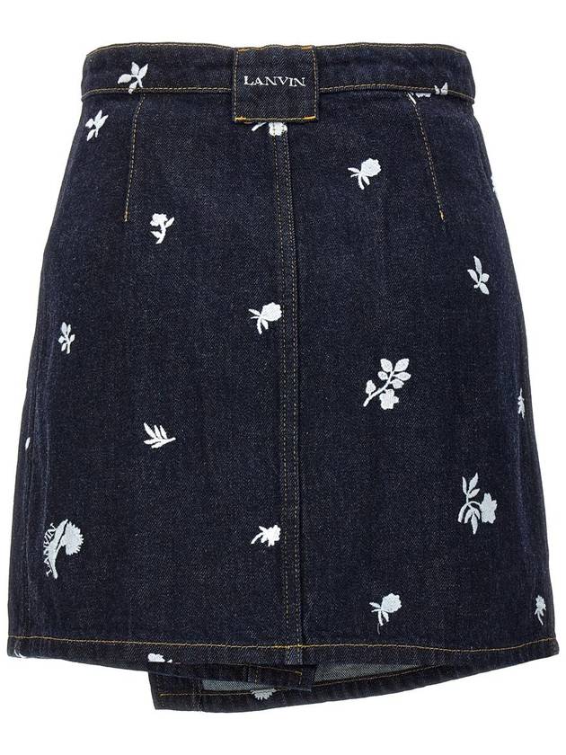 Skirt RWST0015D070P2429 Blue - LANVIN - BALAAN 3