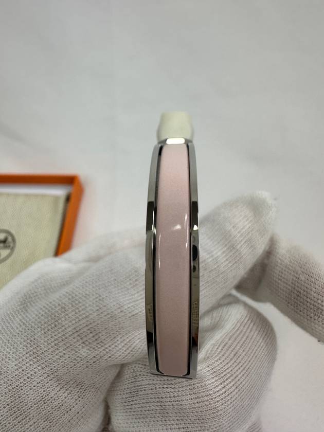 Kelly Mini Click Women Bracelet Silver Pink PM H200004FP1Z - HERMES - BALAAN 5