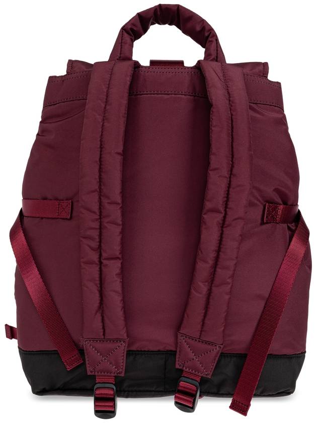 Ganni Backpack With Logo, Women's, Burgundy - GANNI - BALAAN 3