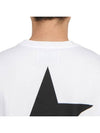 Star Collection Logo Short Sleeve T-Shirt White - GOLDEN GOOSE - BALAAN 8