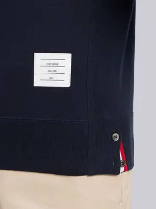 4 Bar Loopback Jersey Sweatshirt Navy - THOM BROWNE - BALAAN 5