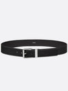 Engraved Loop Leather Belt Black - DIOR - BALAAN 2