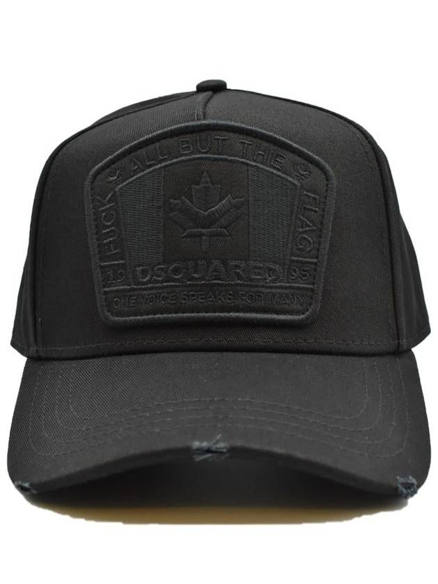 Canadian Flag Ball Cap Black - DSQUARED2 - BALAAN 2