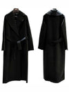 S Max Mara POLDO wool coat black 2429016043600 013 - S MAX MARA - BALAAN 6