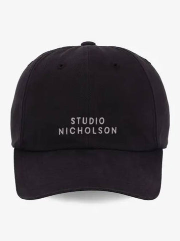 Logo ball cap black grape CAPSNM1168BLACKGRAPE - STUDIO NICHOLSON - BALAAN 1