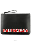 Logo Strap Clutch Bag Black - BALENCIAGA - BALAAN 2