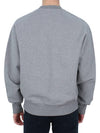 Heart Logo Organic Cotton Sweatshirt Grey - AMI - BALAAN 5