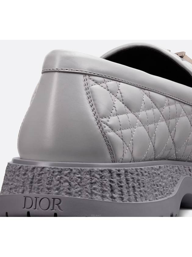 Buffalo Leather Loafers Grey - DIOR - BALAAN 6