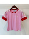 70S Knit Top IK7845 Pink WOMENS - ADIDAS - BALAAN 3