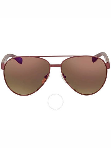 Lacoste Brown Pilot Unisex Sunglasses L185S 615 60 - LACOSTE - BALAAN 1