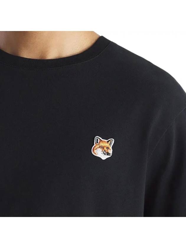 Fox Head Patch Classic Short Sleeve T-Shirt Black - MAISON KITSUNE - BALAAN 5