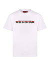 Cotton Print Short Sleeve T-Shirt White - GUCCI - BALAAN 1