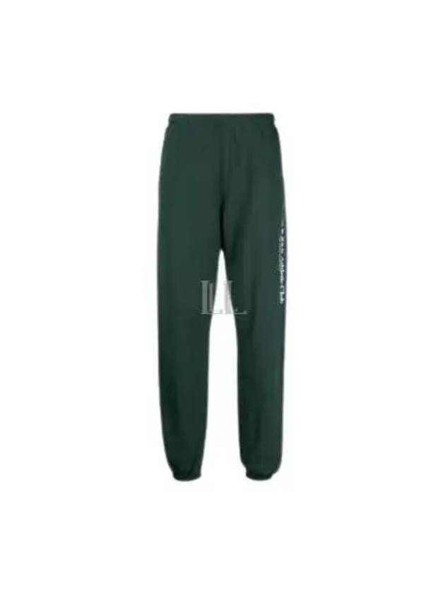 Casual Athletic Club Cotton Track Pants Green - SPORTY & RICH - BALAAN 2