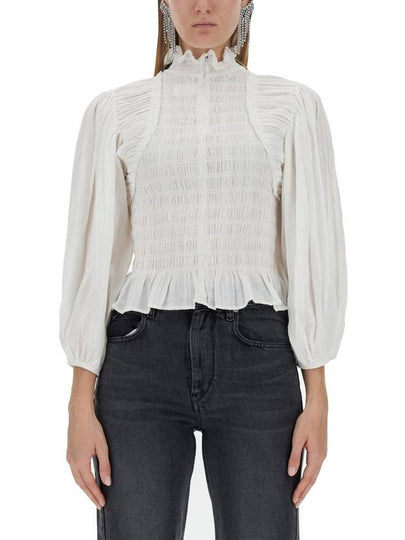 Blouse Shirt HT0222FAA3J09E 20WH WHITE - ISABEL MARANT ETOILE - BALAAN 2