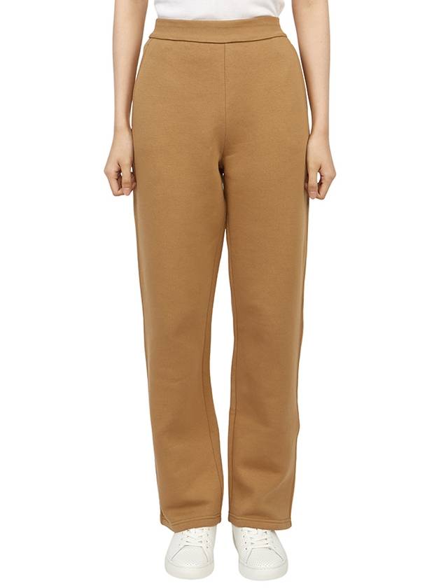 Damiana Brushed Straight Pants Camel - MAX MARA - BALAAN 1